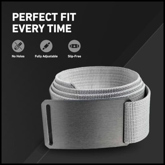 Durable Nylon Tactical Belt for Work, Golf, Casual & Outdoor Use